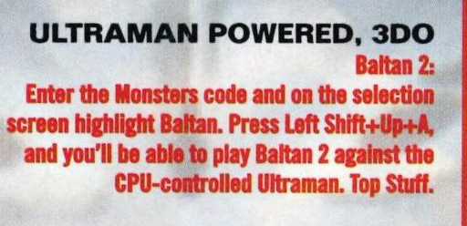 File:Ultraman Powered no 1 Tips Ultimate Future Games Issue 16.png