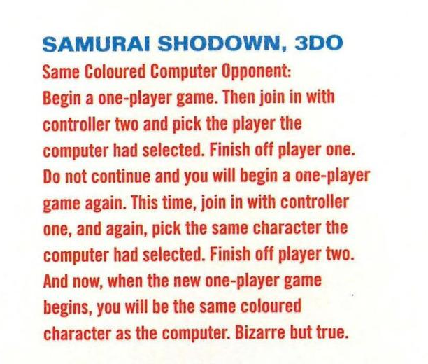 File:Samurai Shodown no 3 Tips Ultimate Future Games Issue 16.png