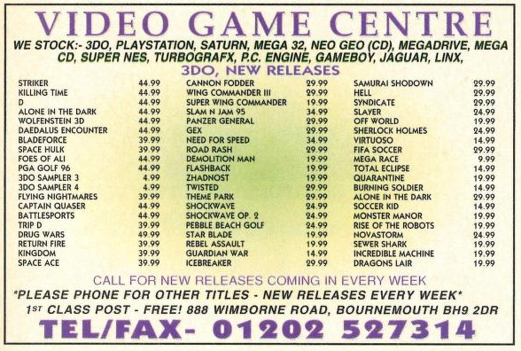 File:3DO Magazine(UK) Issue 7 Dec Jan 95-96 Ad - Video Game Centre.png