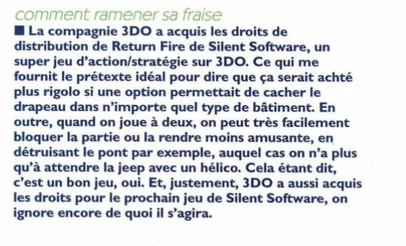 File:Joystick(FR) Issue 60 May News - 3DO acquires Silent Software Rights.png