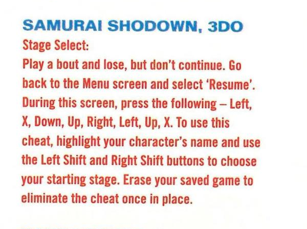File:Samurai Shodown no 2 Tips Ultimate Future Games Issue 16.png