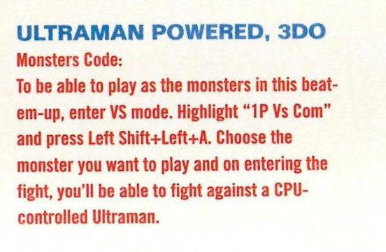 File:Ultraman Powered no 2 Tips Ultimate Future Games Issue 16.png
