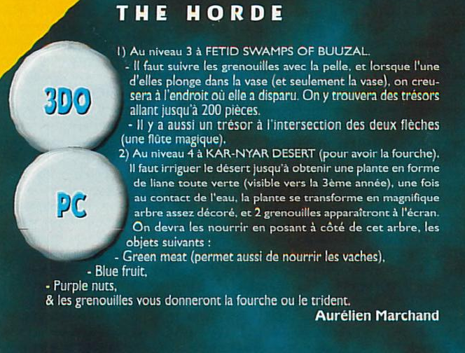 File:Joystick(FR) Issue 53 Oct 1994 Tips - The Horde.png