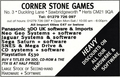 Corner Stone Games Ad