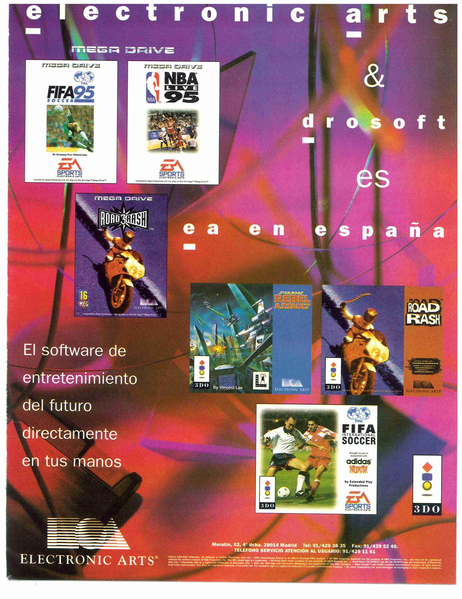 File:Hobby Consolas(ES) Issue 40 Jan 1995 Ad - Electronic Arts.png