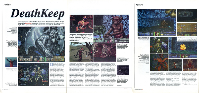 File:3DO Magazine(UK) Issue 8 Feb Mar 96 Review - Deathkeep.png
