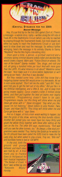 File:Crash N Burn Tips VideoGames Magazine(US) Issue 60 Jan 1994.png