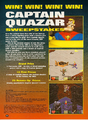 Captain Quazar Sweepstakes Feature