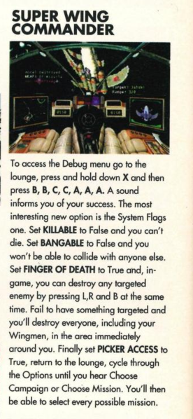 File:3DO Magazine(UK) Issue 4 Jun Jul 1995 Tips - Super Wing Commander.png