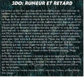 3DO Rumours News