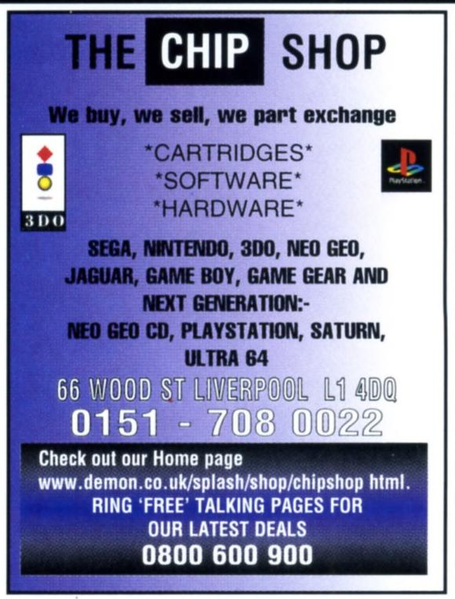 File:3DO Magazine(UK) Issue 8 Feb Mar 96 Ad - The Chip Shop.png