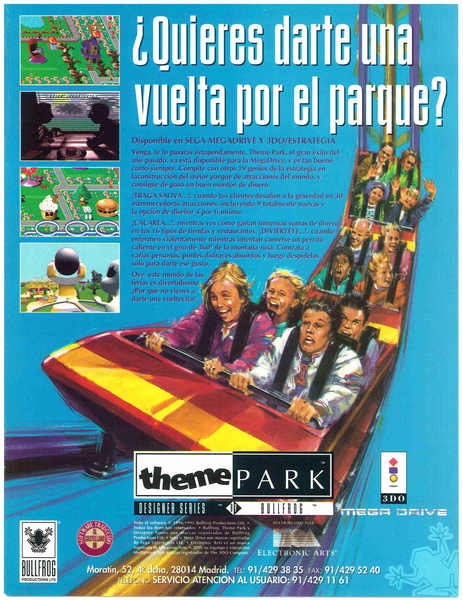 File:Hobby Consolas(ES) Issue 45 Jun 1995 Ad - Theme Park.png