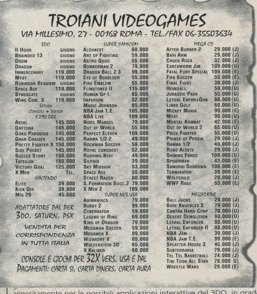File:Troiani Ad Game Power(IT) Issue 40 Jul 1995.png