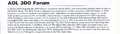 Feature - AOL 3DO Forum