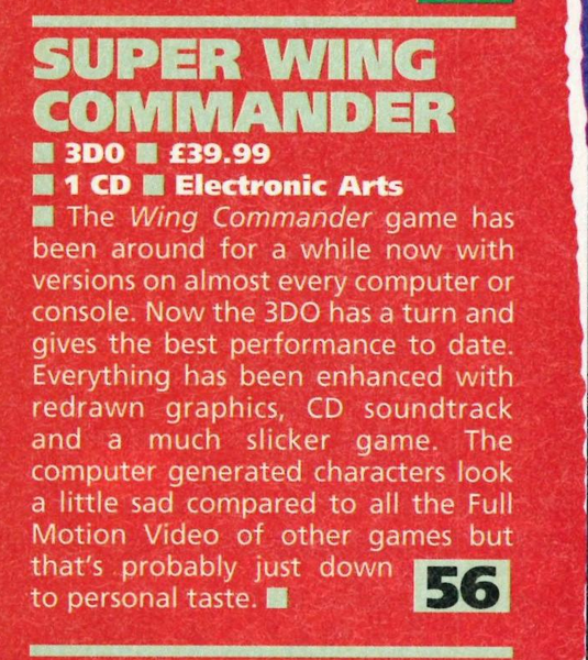 File:Super Wing Commander Review Games World UK Issue 4.png