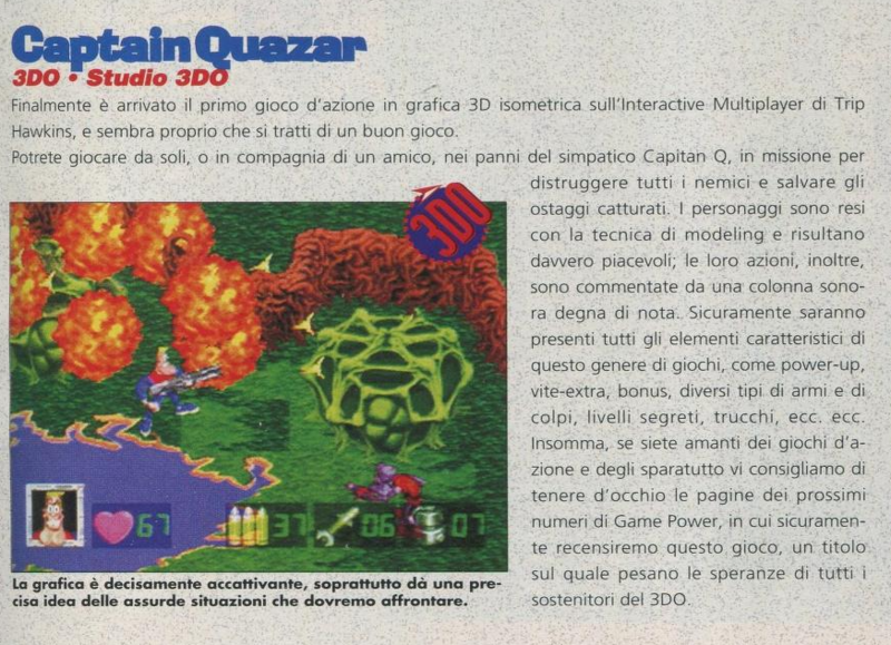 File:Captain Quazar Preview Game Power(IT) Issue 42 Sept 1995.png