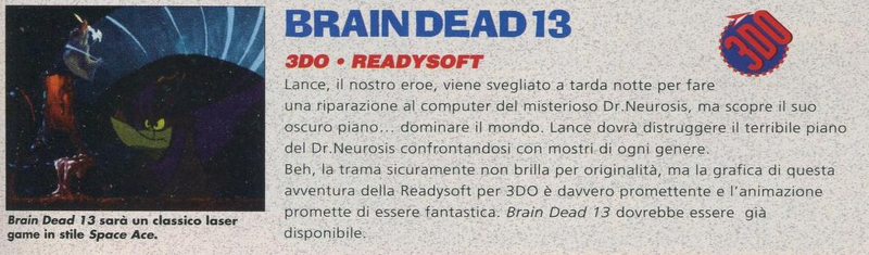 File:Brain Dead 13 Preview Game Power(IT) Issue 40 Jul 1995.png