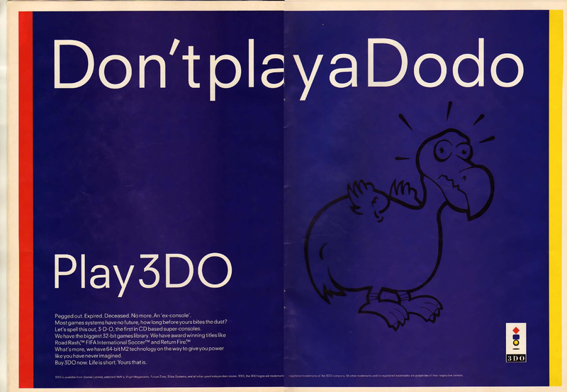 File:3DO Magazine(UK) Issue 12 Jul 96 Ad - 3DO Dont Play a Dodo.png