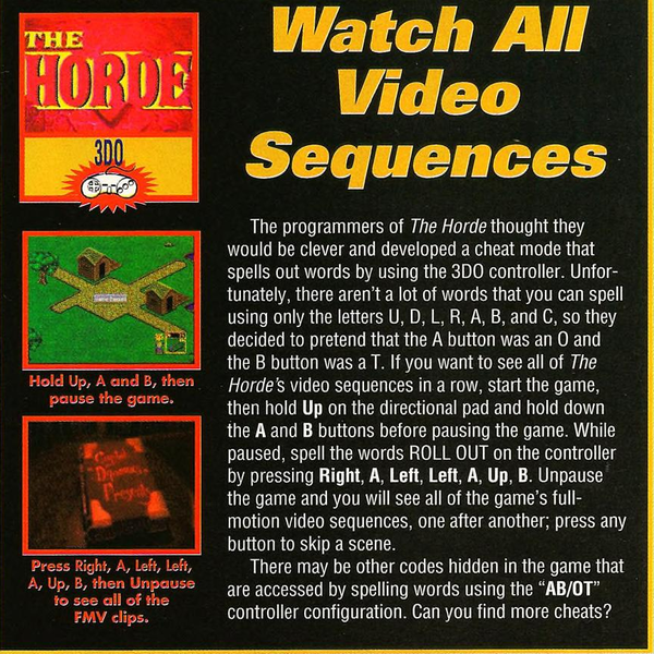File:The Horde Tips VideoGames Magazine(US) Issue 66 Jul 1994.png