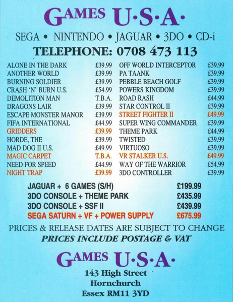 File:Games USA Ultimate Future Games Issue 5 Ad.png