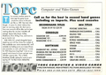 3DO Magazine Issue 6 Oct Nov 95 - Torc Ad