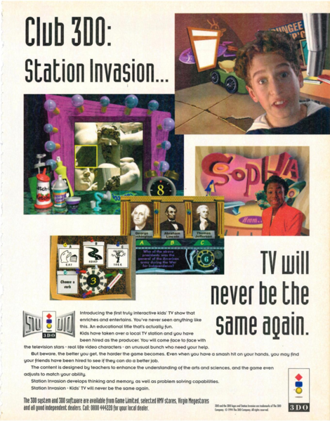 File:Club 3DO Station Invasion Ad Games World UK Issue 10.png