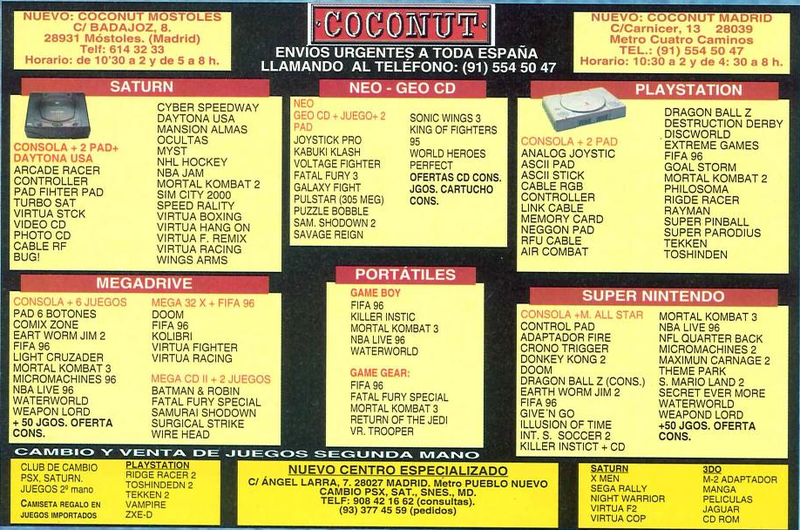 File:Hobby Consolas(ES) Issue 51 Dec 1995 Ad - Coconut.png