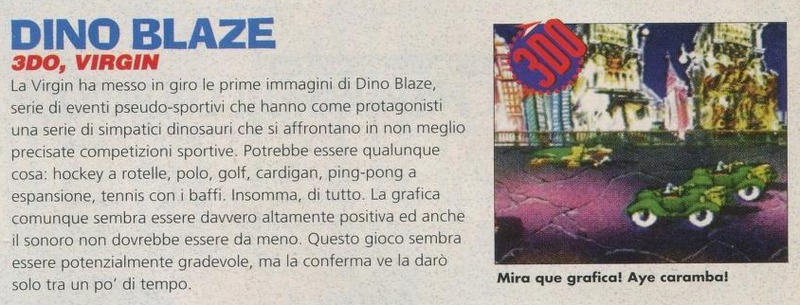 File:Dino Blaze Preview Game Power(IT) Issue 39 Jun 1995.png