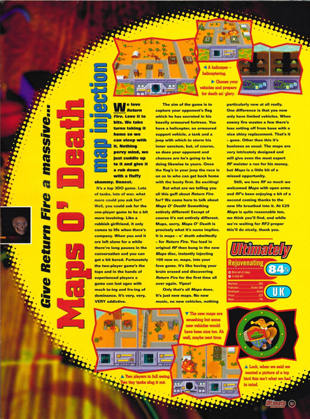 File:Return Fire Maps of Death Review Ultimate Future Games Issue 15.png
