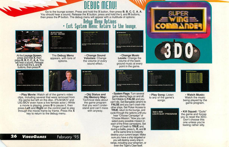 File:Super Wing Commander Tips VideoGames Magazine(US) Issue 73 Feb 1995.png