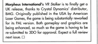 Thumbnail for File:3DO Magazine(UK) Issue 3 Spring 1995 News - Morpheus Interactive VR Stalker UK Launch.png