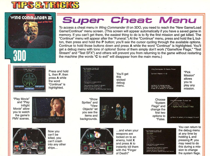 File:Wing Commander 3 Tips VideoGames Magazine(US) Issue 82 Nov 1995.png