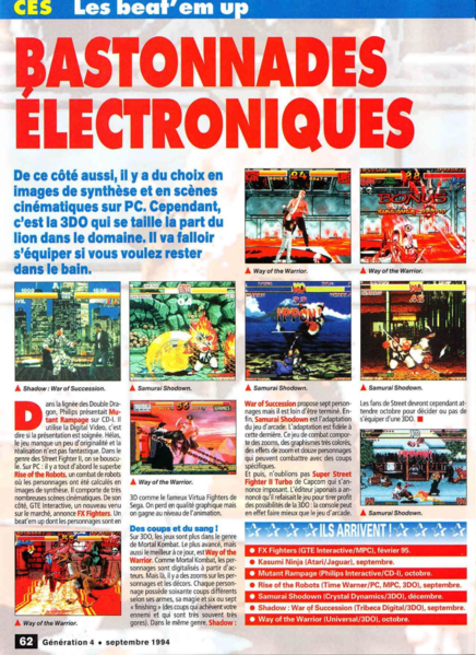 File:CES Chicago Beat m up Games News Generation 4(FR) Issue 69 Sept 1994.png