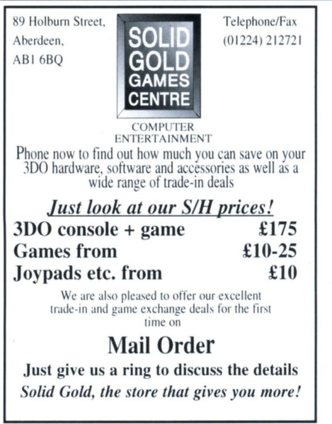 File:3DO Magazine(UK) Issue 8 Feb Mar 96 Ad - Solid Gold Games Centre.png