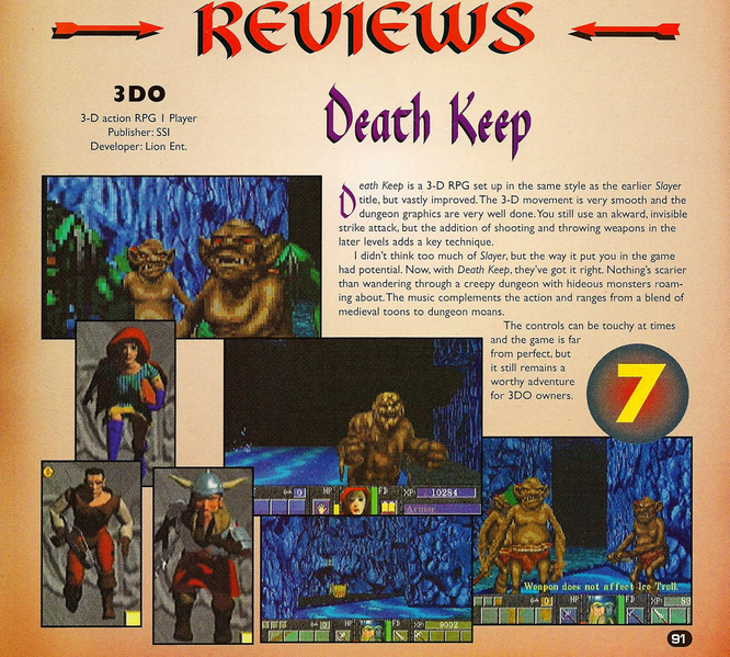 File:Deathkeep Review VideoGames Magazine(US) Issue 86 Mar 1996.png