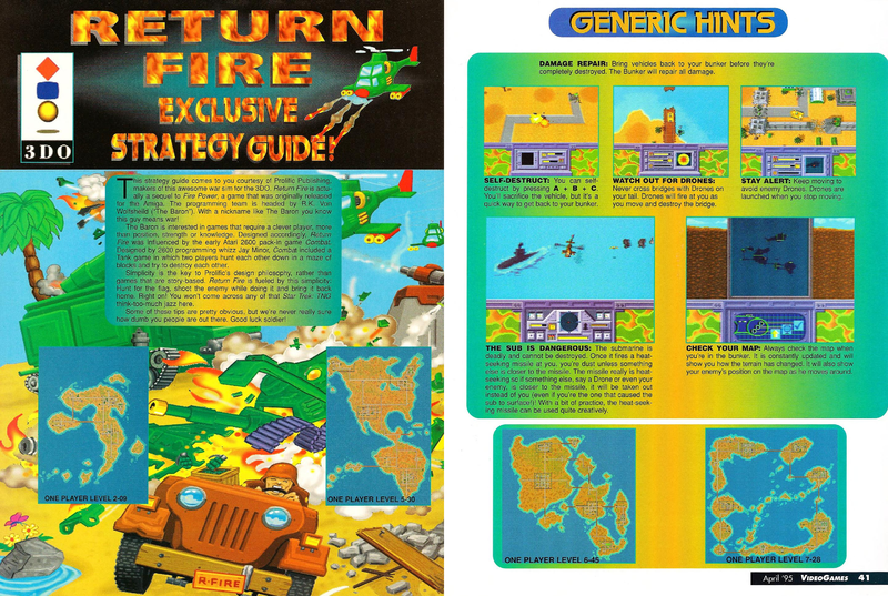 File:Return Fire Strategy Guide Tips Part 1 VideoGames Magazine(US) Issue 75 Apr 1995.png
