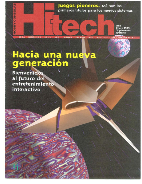 File:Hobby Consolas(ES) Issue 40 Jan 1995 Feature - Hitech Supplement Front.png