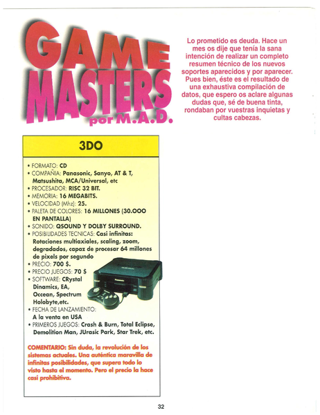 File:Hobby Consolas(ES) Issue 28 Jan 1994 News - Game Masters.png