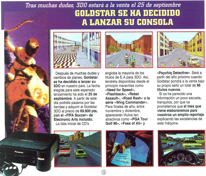 File:Hobby Consolas(ES) Issue 49 Oct 1995 News - Goldstar Releasing 25th Sept.png