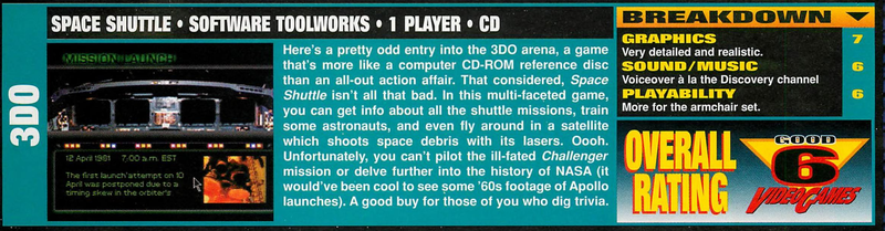 File:Space Shuttle Review VideoGames Magazine(US) Issue 73 Feb 1995.png