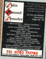 Colin Dimond Consoles Ad