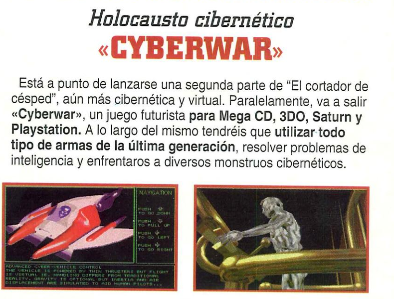 File:Hobby Consolas(ES) Issue 42 Mar 1995 News - Cyberwar.png