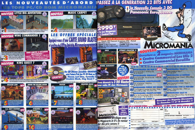 File:Micromania Ad Generation 4(FR) Issue 72 Dec 1994.png