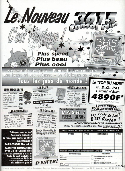 File:Joypad(FR) Issue 30 Apr 1994 Ad - 3615 Consol Plus.png