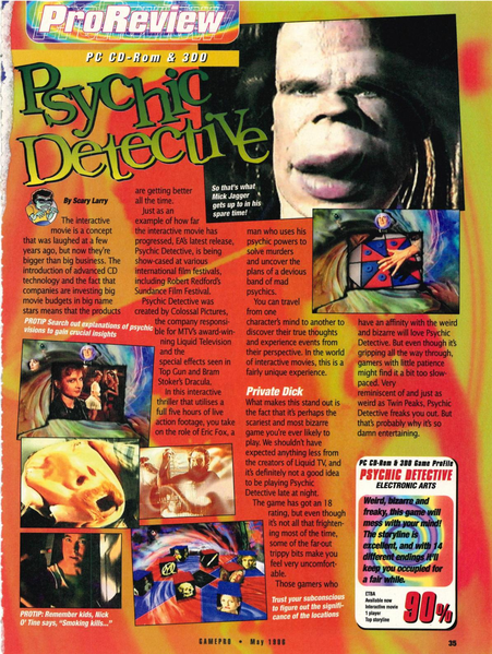 File:Psychic Detective Review GamerPro UK Issue 9.png