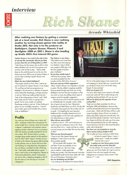 File:3DO Magazine(UK) Issue 6 Oct Nov 1995 Feature - Rich Shane Interview.png