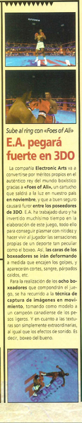 File:Hobby Consolas(ES) Issue 49 Oct 1995 Preview - Foes Of Ali.png