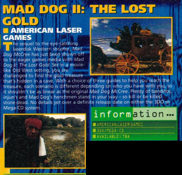 File:Mad Dog McCree 2 Preview Games World UK Issue 3.png