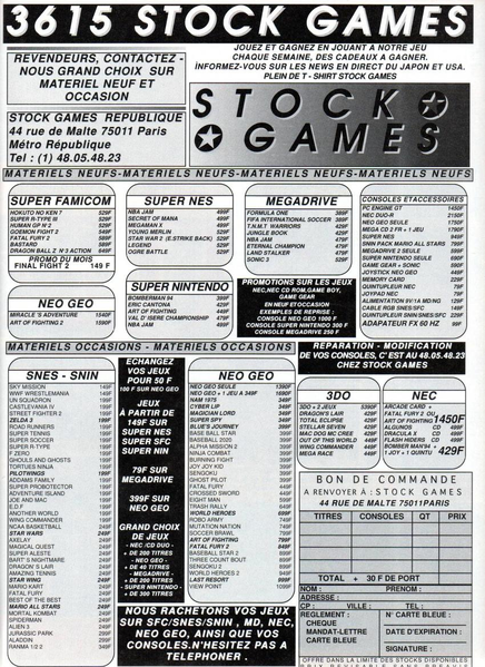File:Joypad(FR) Issue 29 Mar 1994 Ad - Stock Games.png