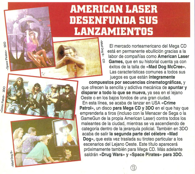 File:Hobby Consolas(ES) Issue 42 Mar 1995 News - American Laser Games.png